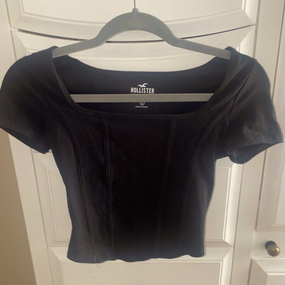 Hollister Small Black Crop Top